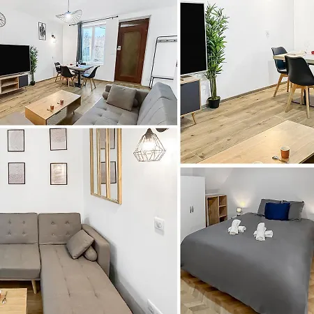 Maison Lumineuse Avec Verriere & Grand Ecran Dom wakacyjny Saint-Leu-dʼEsserent