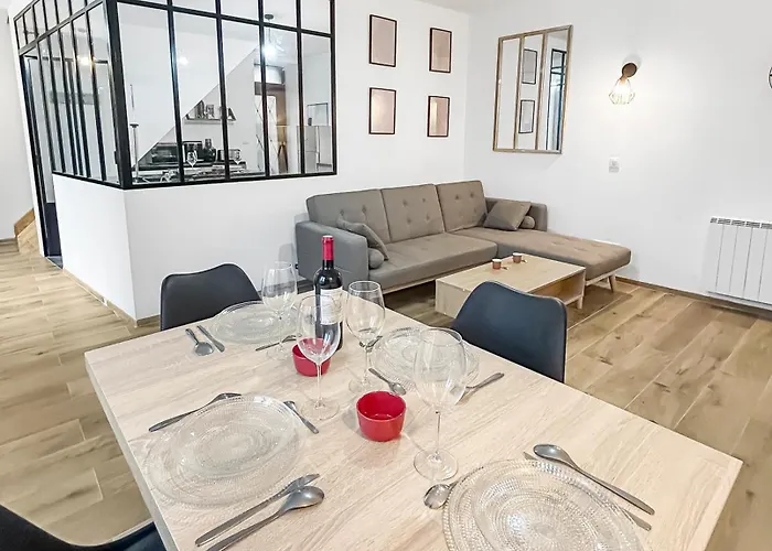 Maison Lumineuse Avec Verriere & Grand Ecran *